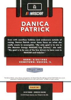 2018 Donruss - Red Foil #52 Danica Patrick Back