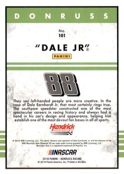 2018 Donruss - Red Foil #101 Dale Earnhardt Jr Back