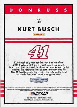 2018 Donruss - Press Proof Gold #132 Kurt Busch Back
