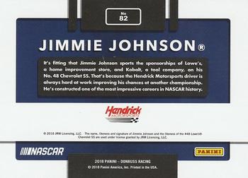 2018 Donruss - Press Proof Holofoil #82 Jimmie Johnson Back