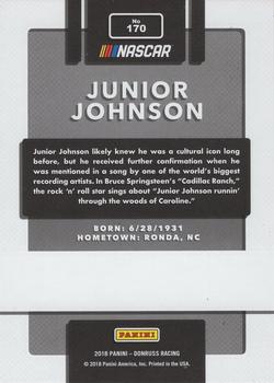 2018 Donruss - Press Proof Holofoil #170 Junior Johnson Back