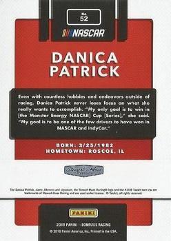 2018 Donruss - Artist Proof #52 Danica Patrick Back