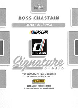 2018 Donruss - Signature Series #SS-RC Ross Chastain Back