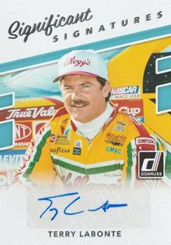 2018 Donruss - Significant Signatures #SS-TL Terry Labonte Front