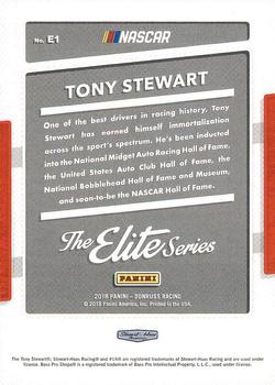 2018 Donruss - Elite Series #E1 Tony Stewart Back
