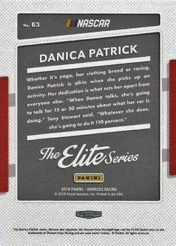 2018 Donruss - Elite Series #E3 Danica Patrick Back
