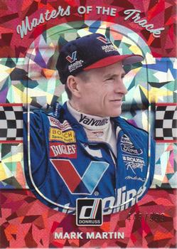 2018 Donruss - Masters of the Track Cracked Ice #MT4 Mark Martin Front
