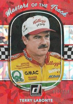 2018 Donruss - Masters of the Track Cracked Ice #MT6 Terry Labonte Front