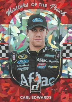 2018 Donruss - Masters of the Track Cracked Ice #MT7 Carl Edwards Front