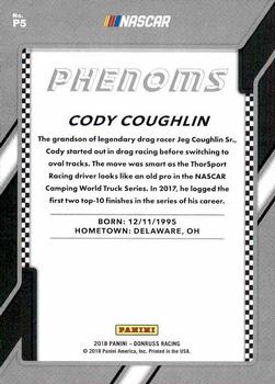 2018 Donruss - Phenoms #P5 Cody Coughlin Back