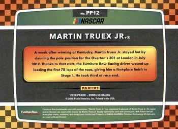 2018 Donruss - Pole Position #PP12 Martin Truex Jr. Back