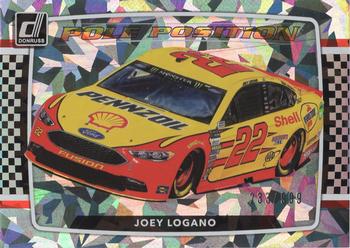 2018 Donruss - Pole Position Cracked Ice #PP3 Joey Logano Front