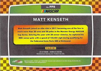 2018 Donruss - Pole Position Cracked Ice #PP8 Matt Kenseth Back