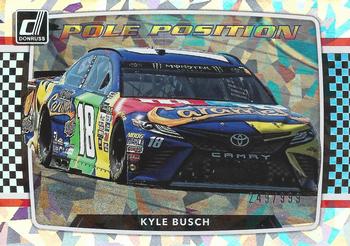2018 Donruss - Pole Position Cracked Ice #PP10 Kyle Busch Front
