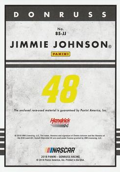 2018 Donruss - Retro Relics 1985 #85-JJ Jimmie Johnson Back