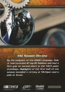 2009 Press Pass Shifting Gears - 88 Parallel #22 Dale Earnhardt Jr./Mid Season Review Back