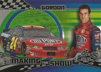 2005 Press Pass Collectors Series Making the Show #MS 16 Jeff Gordon Front