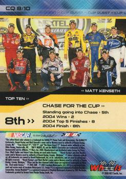 2004 Wheels American Thunder - Cup Quest Prize #CQ 8 Matt Kenseth Back