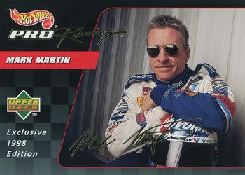 1998 Upper Deck Hot Wheels Pro Racing Preview Edition #M9 Mark Martin Front