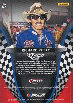 2018 Panini Victory Lane - NASCAR at 70 #N1 Richard Petty Back