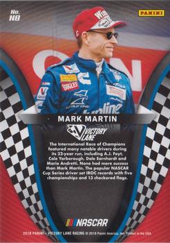 2018 Panini Victory Lane - NASCAR at 70 Blue #N8 Mark Martin Back