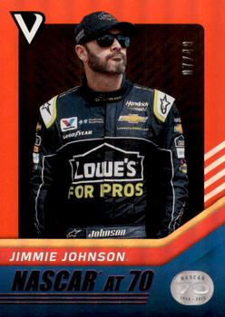 2018 Panini Victory Lane - NASCAR at 70 Red #N9 Jimmie Johnson Front