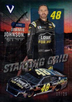 2018 Panini Victory Lane - Starting Grid Blue #S22 Jimmie Johnson Front