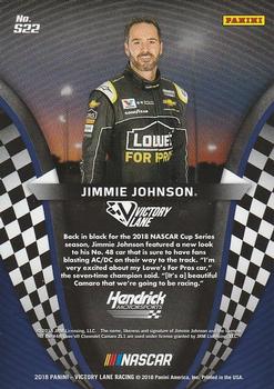 2018 Panini Victory Lane - Starting Grid Red #S22 Jimmie Johnson Back