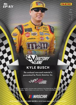2018 Panini Victory Lane - Engineered to Perfection Gold #EP-KY Kyle Busch Back