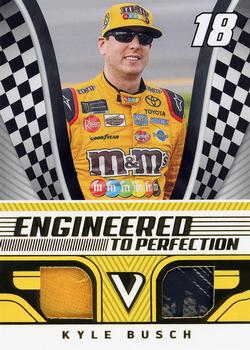 2018 Panini Victory Lane - Engineered to Perfection Gold #EP-KY Kyle Busch Front