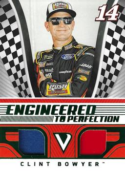 2018 Panini Victory Lane - Engineered to Perfection Green #EP-CB Clint Bowyer Front