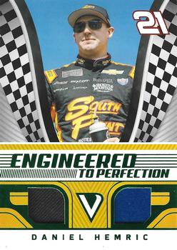 2018 Panini Victory Lane - Engineered to Perfection Green #EP-DH Daniel Hemric Front