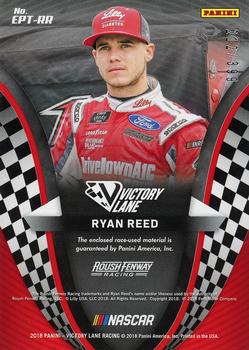 2018 Panini Victory Lane - Engineered to Perfection Triple Materials #EPT-RR Ryan Reed Back