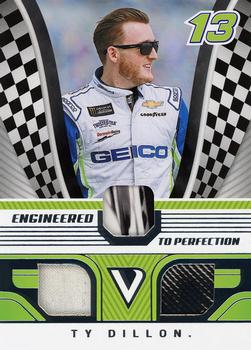 2018 Panini Victory Lane - Engineered to Perfection Triple Materials #EPT-TY Ty Dillon Front