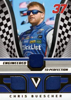 2018 Panini Victory Lane - Engineered to Perfection Triple Materials Gold #EPT-CB Chris Buescher Front