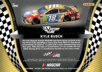 2018 Panini Victory Lane - Race Day #RD6 Kyle Busch Back