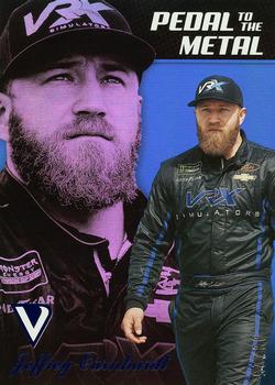 2018 Panini Victory Lane - Pedal to the Metal Blue #24 Jeffrey Earnhardt Front