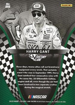 2018 Panini Victory Lane - Pedal to the Metal Blue #89 Harry Gant Back