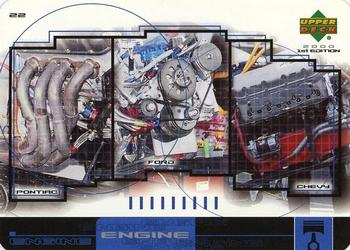 2000 Upper Deck Racing Challenge #22 Engine Front