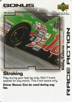 2000 Upper Deck Racing Challenge - Race Action #04RA Bobby Labonte Front