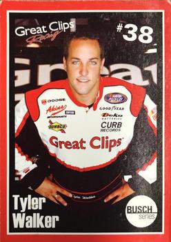 2005 Great Clips Racing Schedule Card #NNO Tyler Walker Front