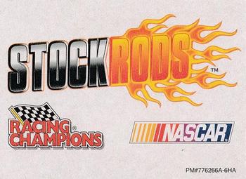 2002 Racing Champions Stock Rods #13 Terry Labonte Back