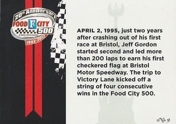 2012 20th Anniversary of Food City 500 at Bristol #9 Jeff Gordon Back