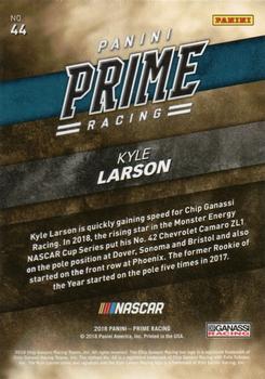 2018 Panini Prime #44 Kyle Larson Back