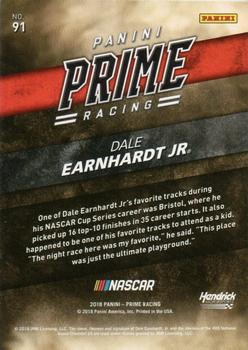 2018 Panini Prime #91 Dale Earnhardt Jr Back