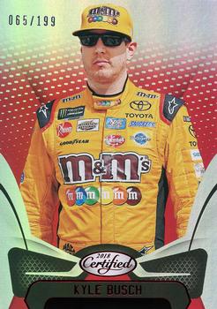 2018 Panini Certified - Red #4 Kyle Busch Front