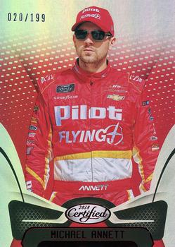 2018 Panini Certified - Red #10 Michael Annett Front