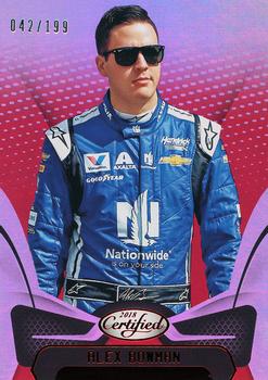 2018 Panini Certified - Red #14 Alex Bowman Front