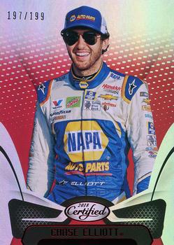 2018 Panini Certified - Red #29 Chase Elliott Front