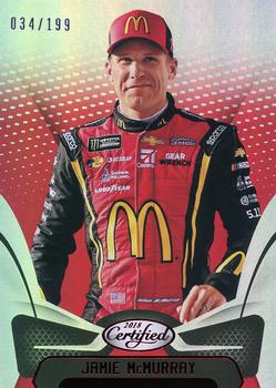 2018 Panini Certified - Red #55 Jamie McMurray Front